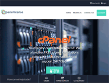 Tablet Screenshot of panellicense.com